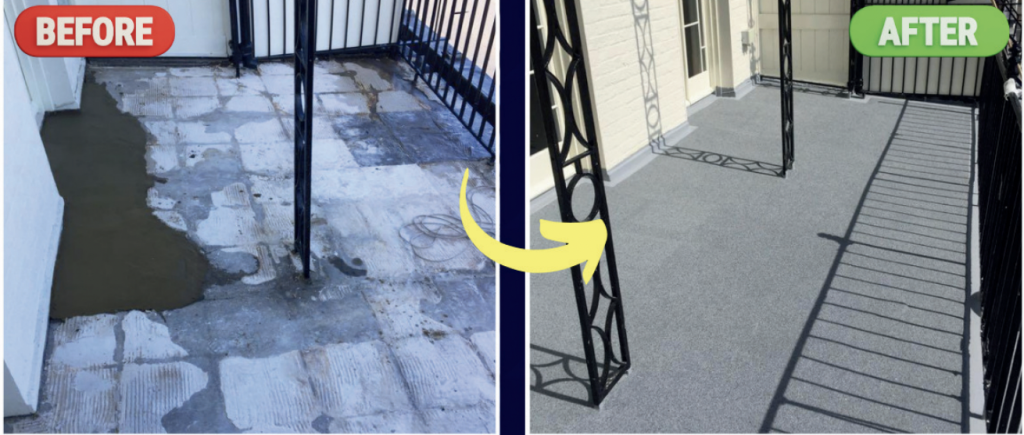 Anti Slip System Before & After