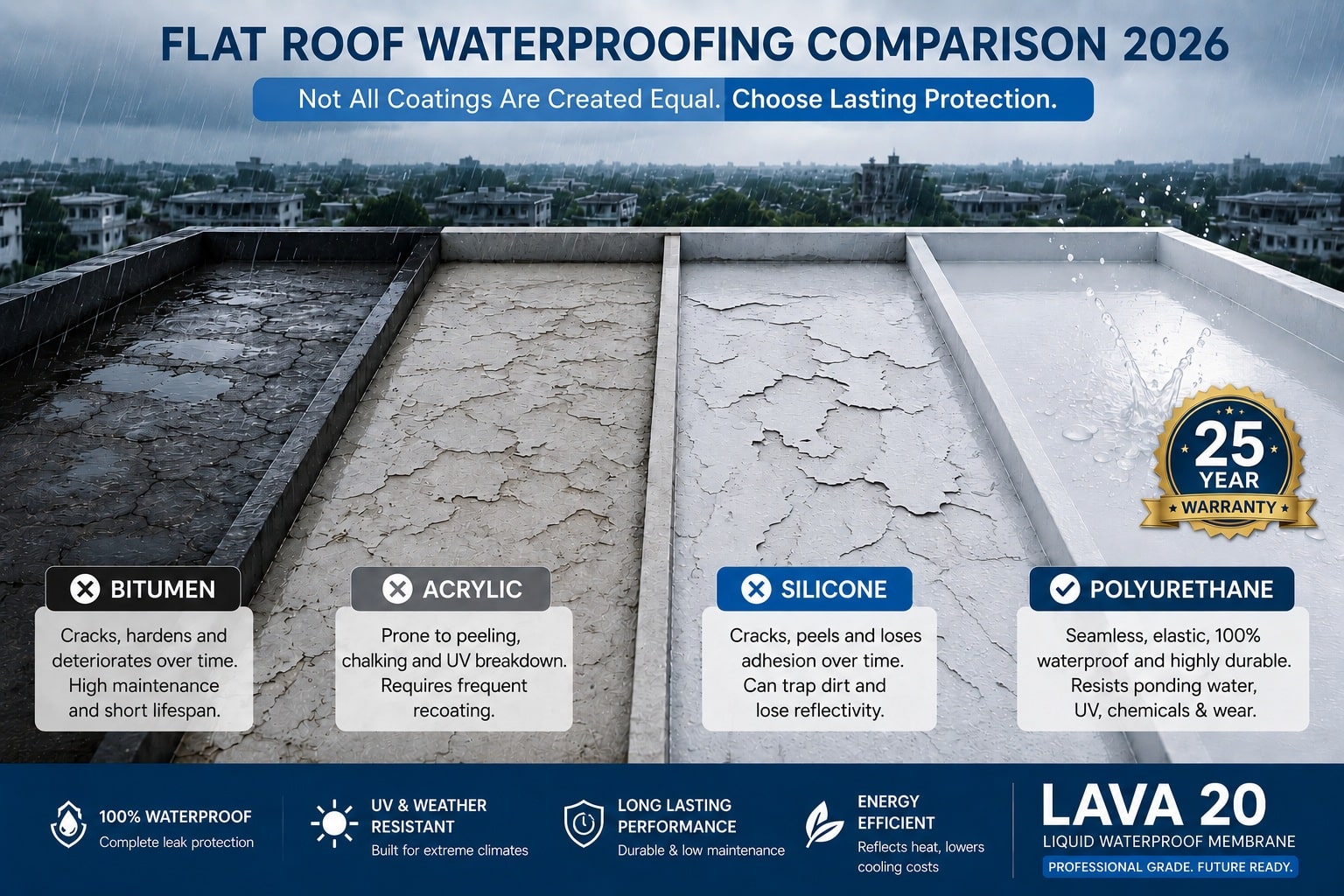 Best Waterproof Coating for Flat Roofs